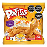 Bocaditos De Pollo Patitas Sabor Cheddar 400 Grs